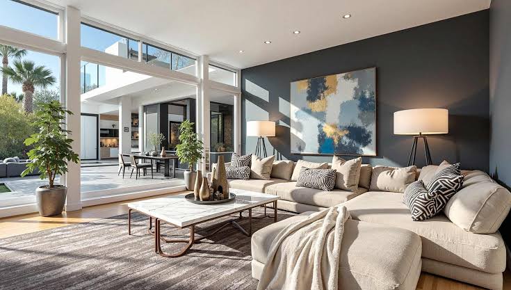 Professionally painted interior